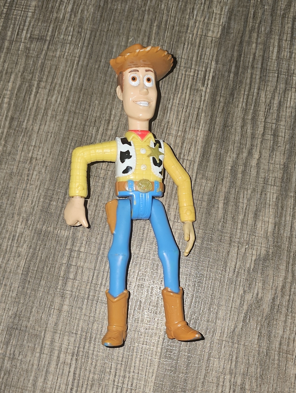 Woody Cowboy Action Figure Toy - Yellow, Blue, Brown
